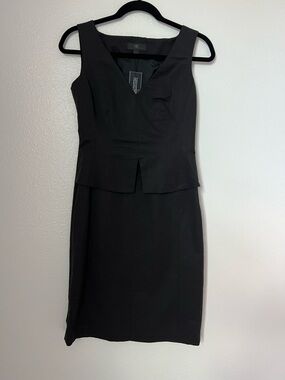 Banana Republic Monogram Black Sheath Dress